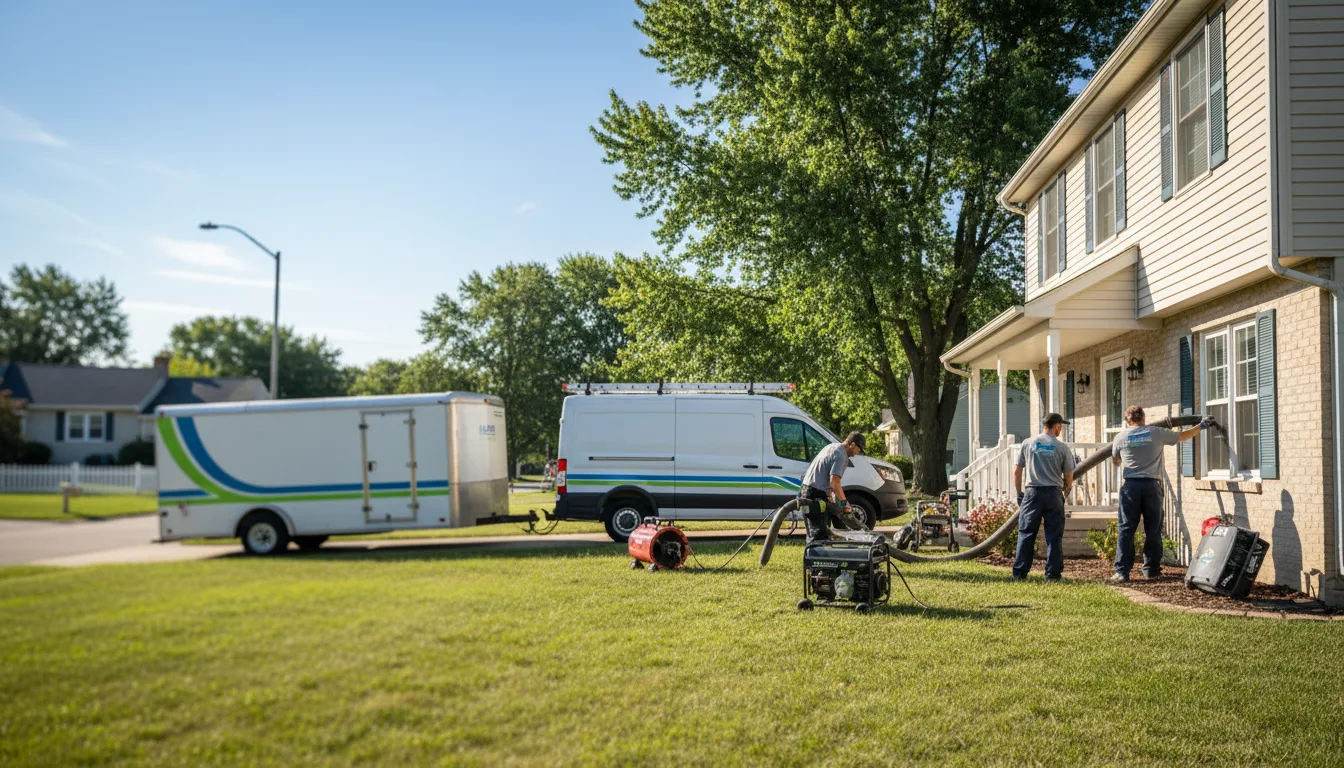 Flooded Basement Restoration And Cleanup With Repair in Kansas, OH near me